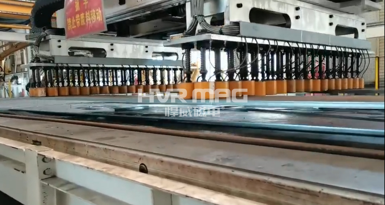 電永磁吸盤的新技能，自動化鋼板切割上下料