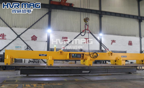 雙重保障，悍威電永磁起重器助力吊裝安全